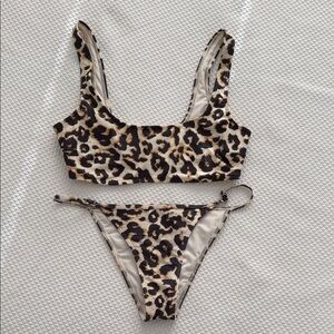 Abercrombie & Fitch Leopard Print Bikini Set